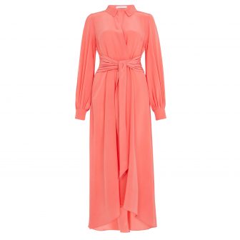 Aria Plain Midi Shirt Dress - Ethereal London