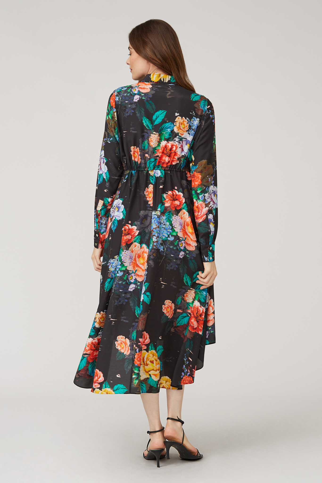 Shia Vintage Floral Shirt Dress - Ethereal London